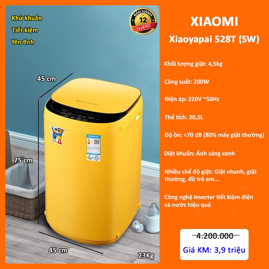 Máy giặt mini Xiaomi Xiaoyapai 528T - Màu vàng