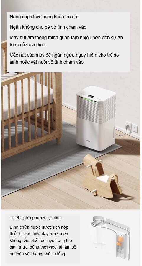 Máy hút ẩm Xiaomi Sensebene 12L